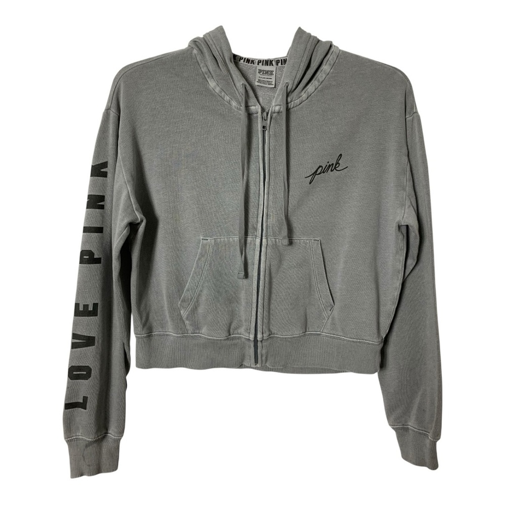Victoria's Secret PINK Heather Gray Hoodie Sz S